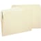 Business Source 2 Ply Tab Manila Letter Fastener Folder 1 Fastener(s), PK50 17212 - alternate 1
